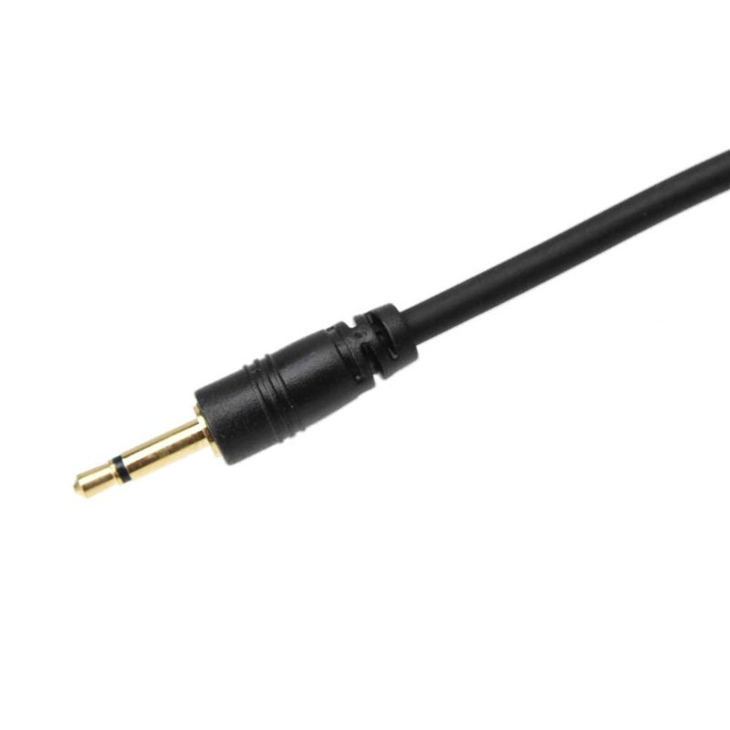 Foto&Tech 2.5 mm Jack to Male Flash PC Sync Coiled Cable with Screw Lock for Trigger Studio Light, 12-Inch Coiled to 34-Inch Max Stretch - Image 2
